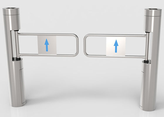 Porte piétonnière de tourniquet d'oscillation manuelle bidirectionnelle fournisseur